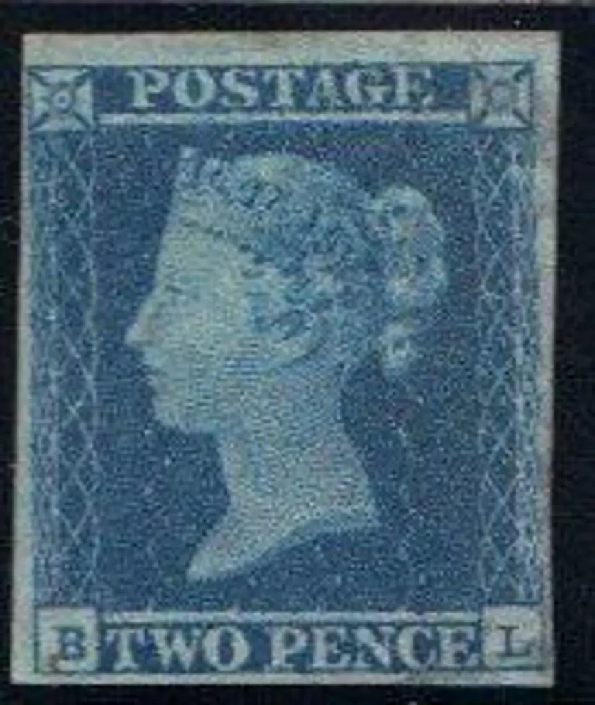 1841 2d blue. Close to large margins. Large part ... Image 1++