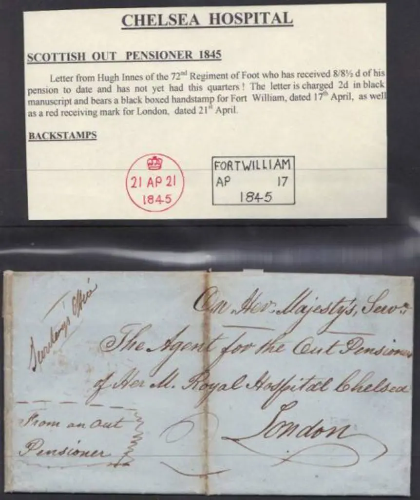 1845 entire from Fort William to the Chelsea ... Image 1++