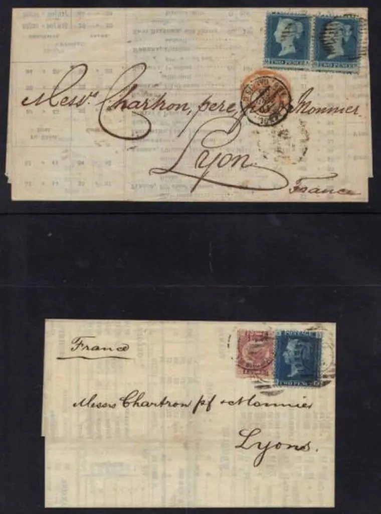 1855 (Aug) & 1876 (May) entires in the form of ... Image 1++