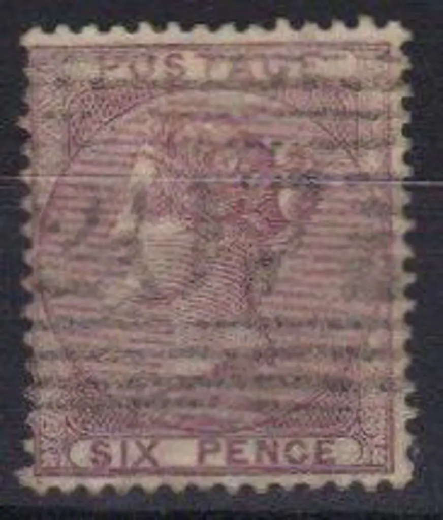 1855 6d pale lilac on thick paper. Centred to left ... Image 1++