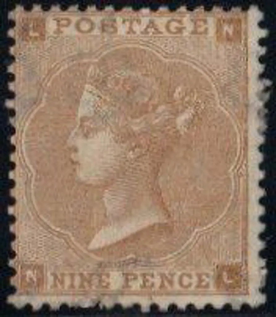 1862 9d bistre. Mint with small part og. Pulled ... Image 1++