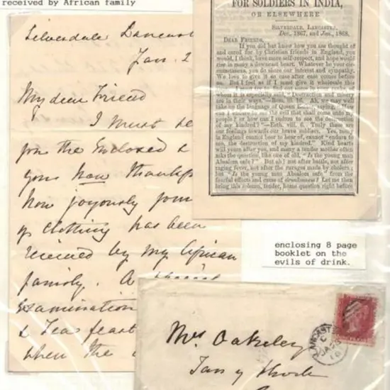 1868 letter Lancaster to Carnarvon bearing 1d red ...