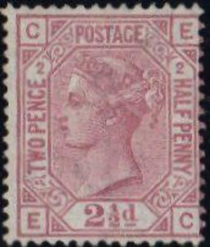 1873 2½d rosy mauve Pl.2. Centred right. MUH SG ... Image 1++