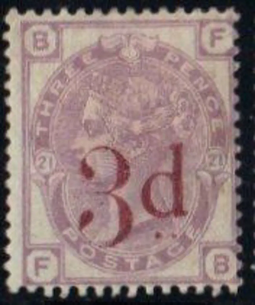 1883 3d on 3d lilac. Mint with 50% og after ... Image 1++