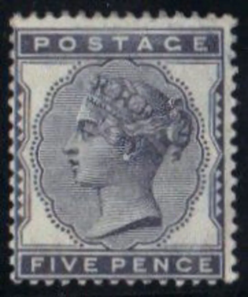 1881 5d indigo. Mint with 95% og apart from where ... Image 1++