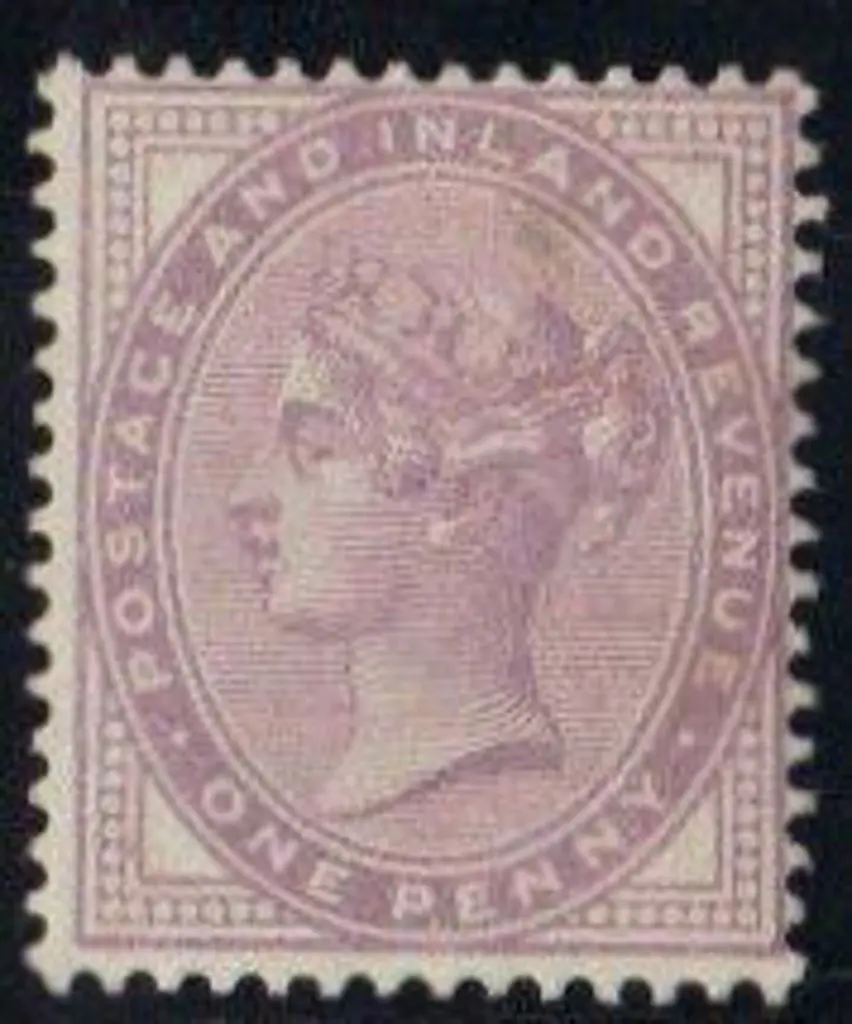 1881 1d pale lilac with 14 dots. MVLH. SG 171 Cat. ... Image 1++