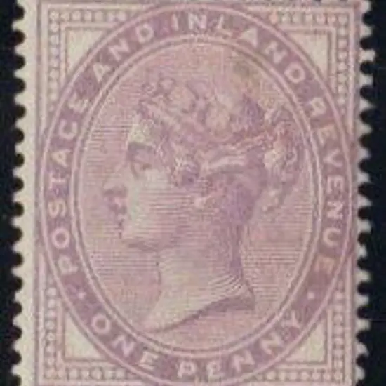 1881 1d pale lilac with 14 dots. MVLH. SG 171 Cat. ...