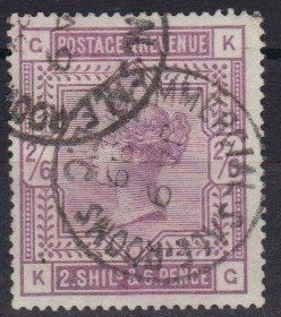 1883 2/6d lilac on white paper with bold ... Image 1++