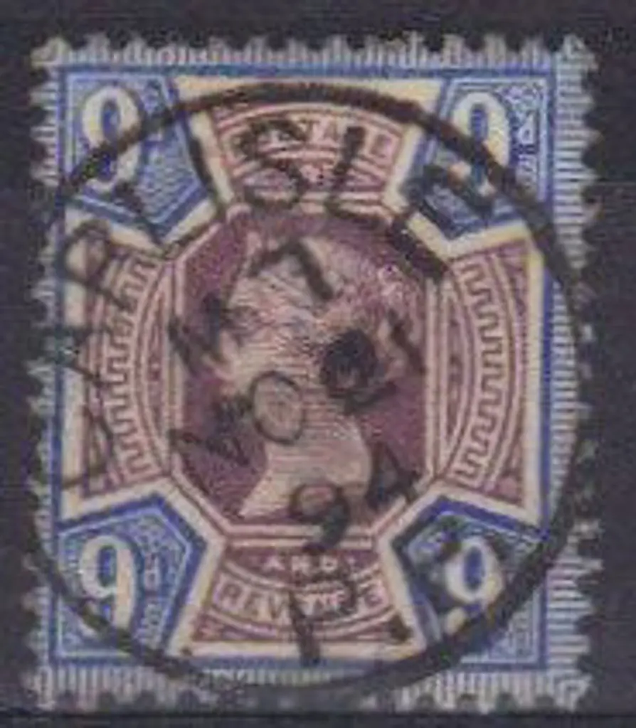 1897 9d dull purple & blue QV Jubilee with a ... Image 1++