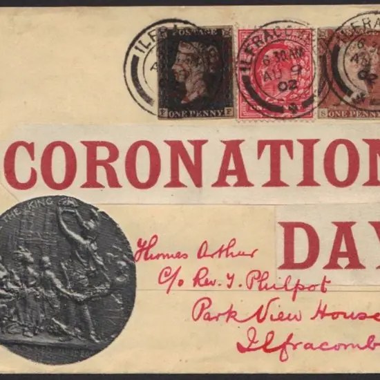 1902 (9th Aug) KEVII Coronation Day cover with ...