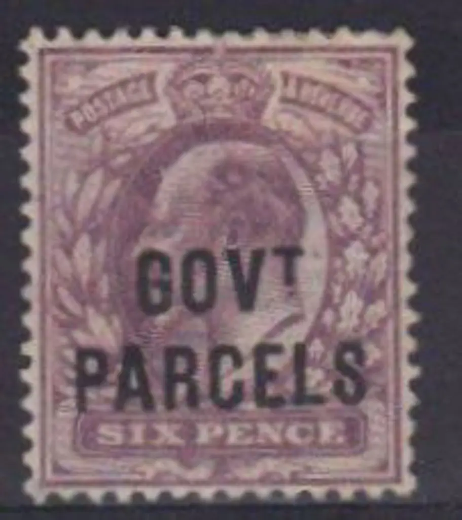 1902 6d pale dull purple GOVT PARCELS. MLH but ... Image 1++