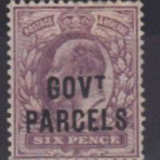 1902 6d pale dull purple GOVT PARCELS. MLH but ...