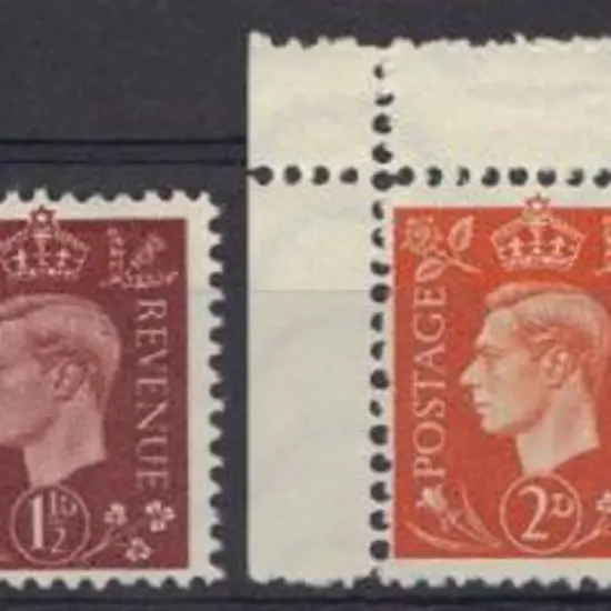 1940 KGVI German Propaganda Forgeries set of 6 ½d ...