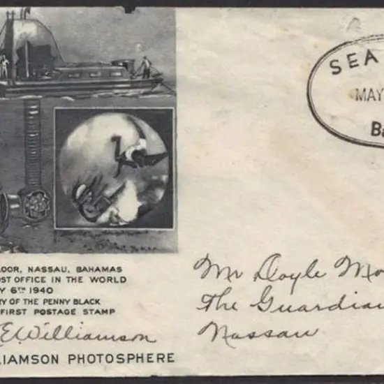 Bahamas 1940 (6th May) illustrated cover with 1d ...