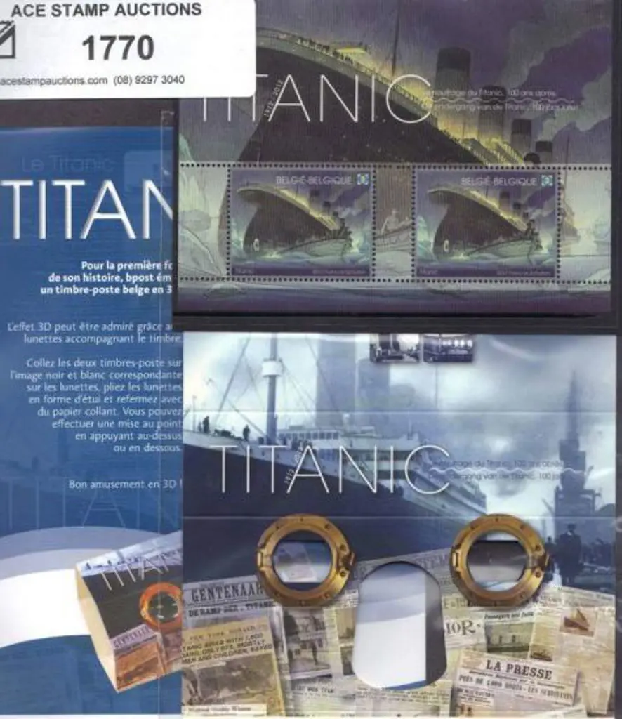 Belgium 2012 Titanic 3D issue in special ... Image 1++