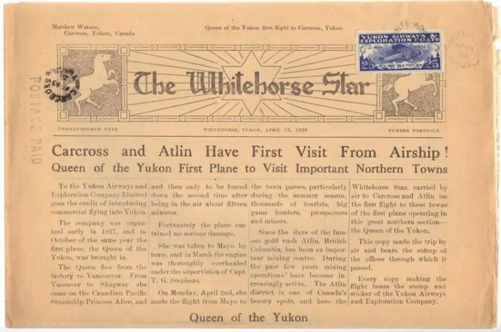 Canada-Yukon 1928 (13th April) complete issue of ... Image 1++