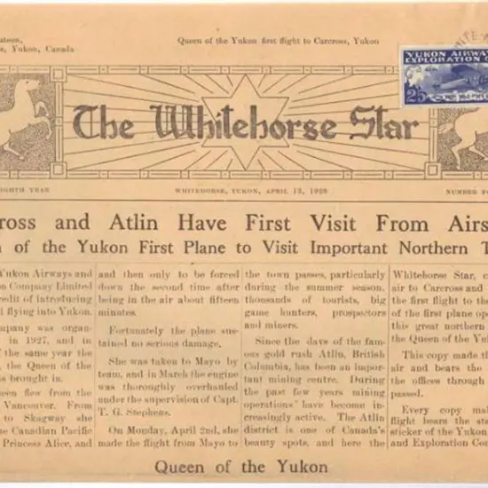Canada-Yukon 1928 (13th April) complete issue of ...