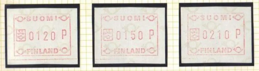 Finland 1982-1995 Automatic Vending Machine MUH ... Image 1++