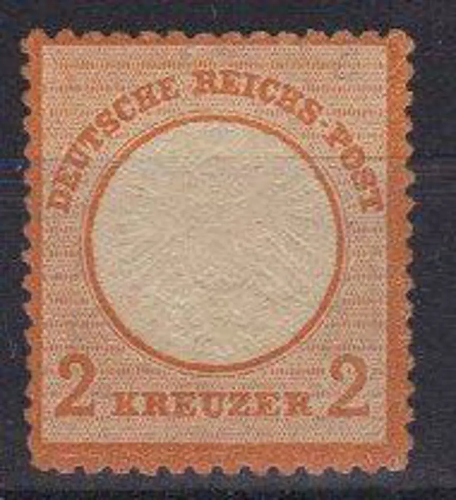 Germany 1872 2k orange "Large Shield". Fine MLH. ... Image 1++