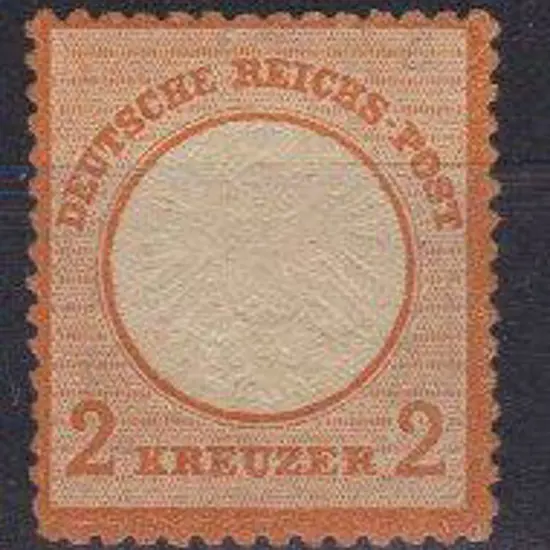 Germany 1872 2k orange "Large Shield". Fine MLH. ...