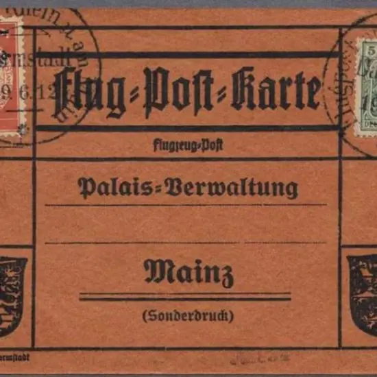 Germany 1912 "Gelber Hund" 1M on 10pf deep orange ...