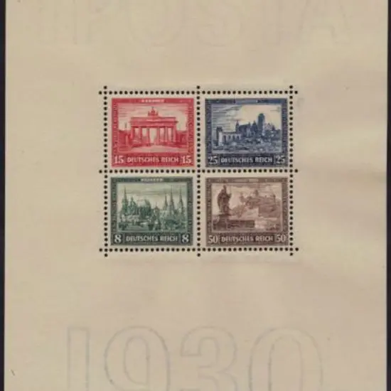 Germany 1930 IPOSTA Miniature Sheet MUH & fresh. ...