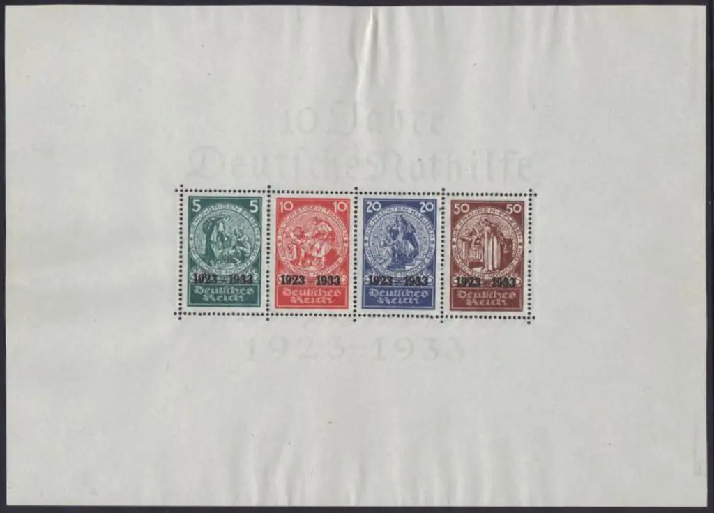 Germany 1933 Welfare Fund Miniature Sheet. MUH ... Image 1++