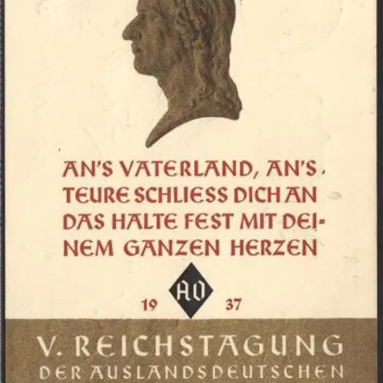 Germany 1937 publicity postcard for Stuttgart ...