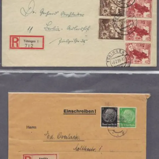 Germany 1937, 1939, 1940 & 1942 covers (first 3 ...