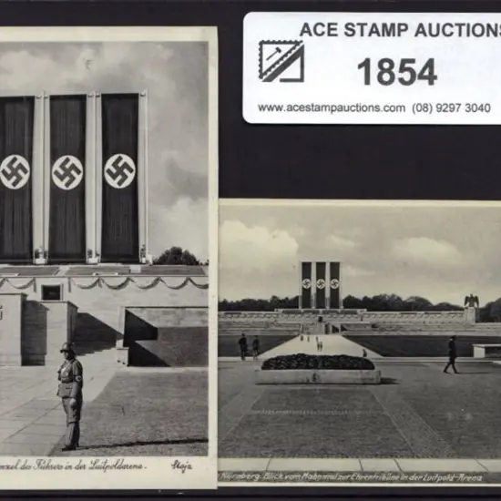 Germany 1939 b/w unused postcards, "Stadt der ...