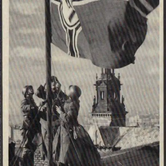 Germany 1939/40 Wartime Winter Relief Fund b&w ppc ...