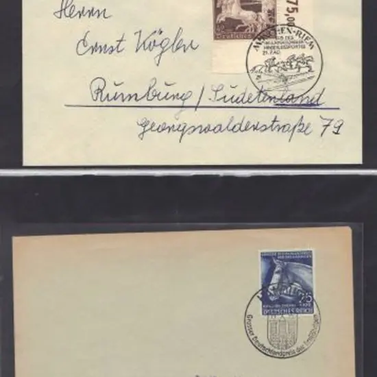 Germany 1940 "Brown Ribbon" & 1941 "Hamburg Derby" ...