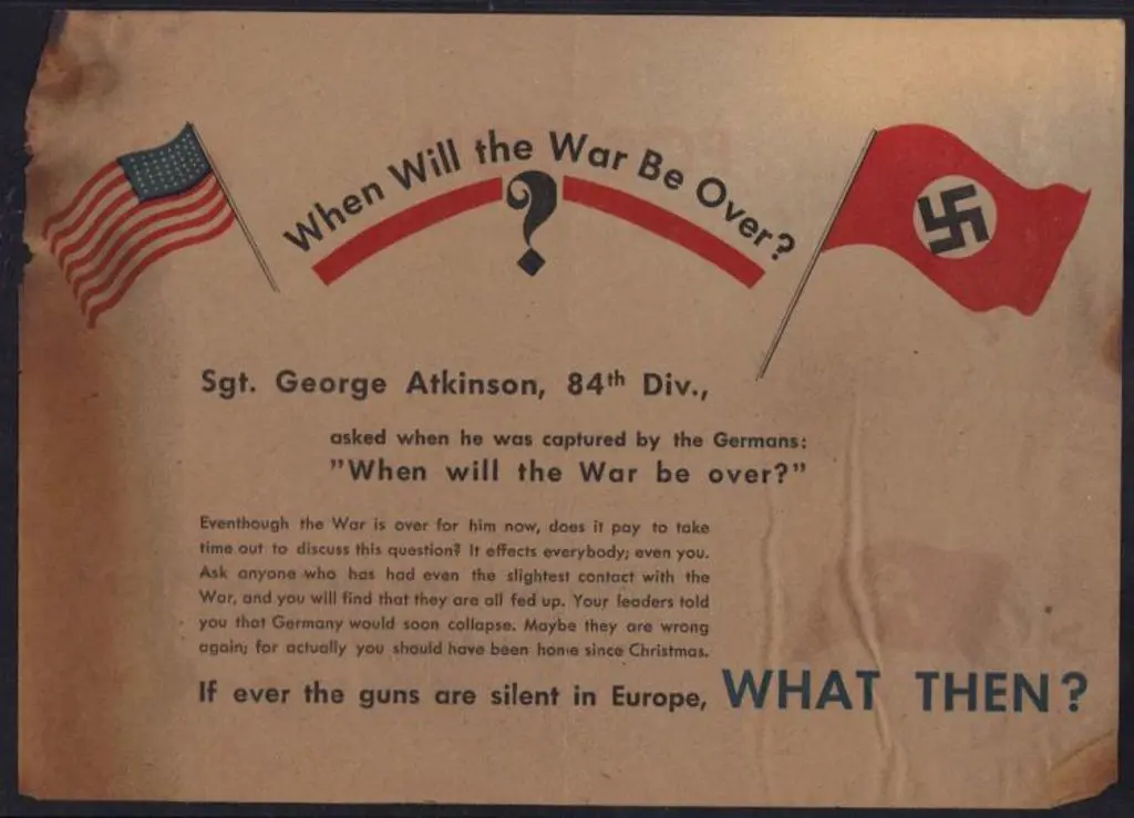 Germany WWII propaganda leaflets incl one in ... Image 1++