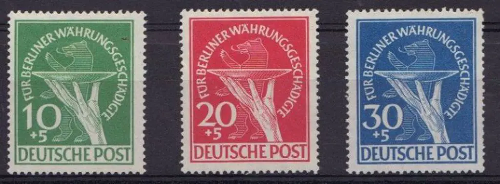 Germany-Berlin 1949 Berlin Relief Fund set. MLH SG ... Image 1++