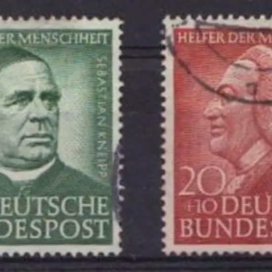 Germany-West 1953 Relief Fund set F/U. Mi. 173/76 ...