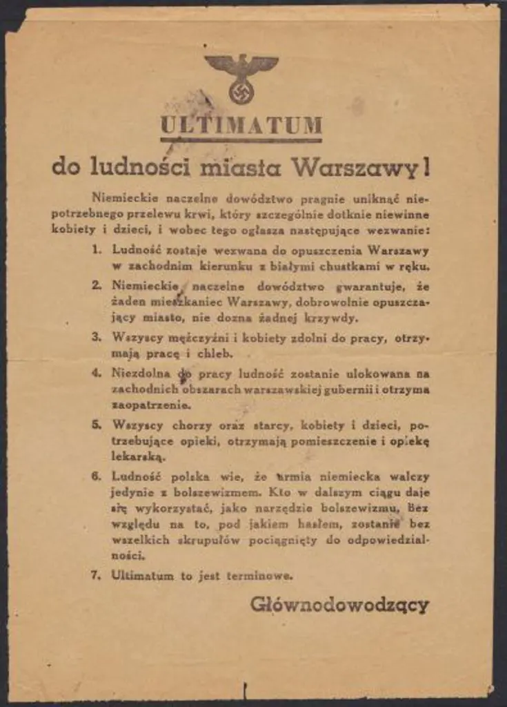 Germany-Poland Occupation 1939 Official Poster ... Image 1++