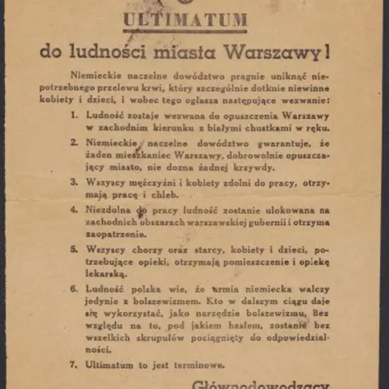 Germany-Poland Occupation 1939 Official Poster ...