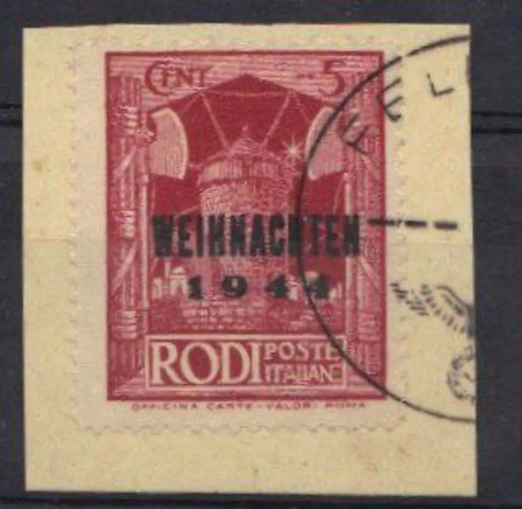 Germany-Poland Occupation 1944 5c "WEINNACHTEN ... Image 1++