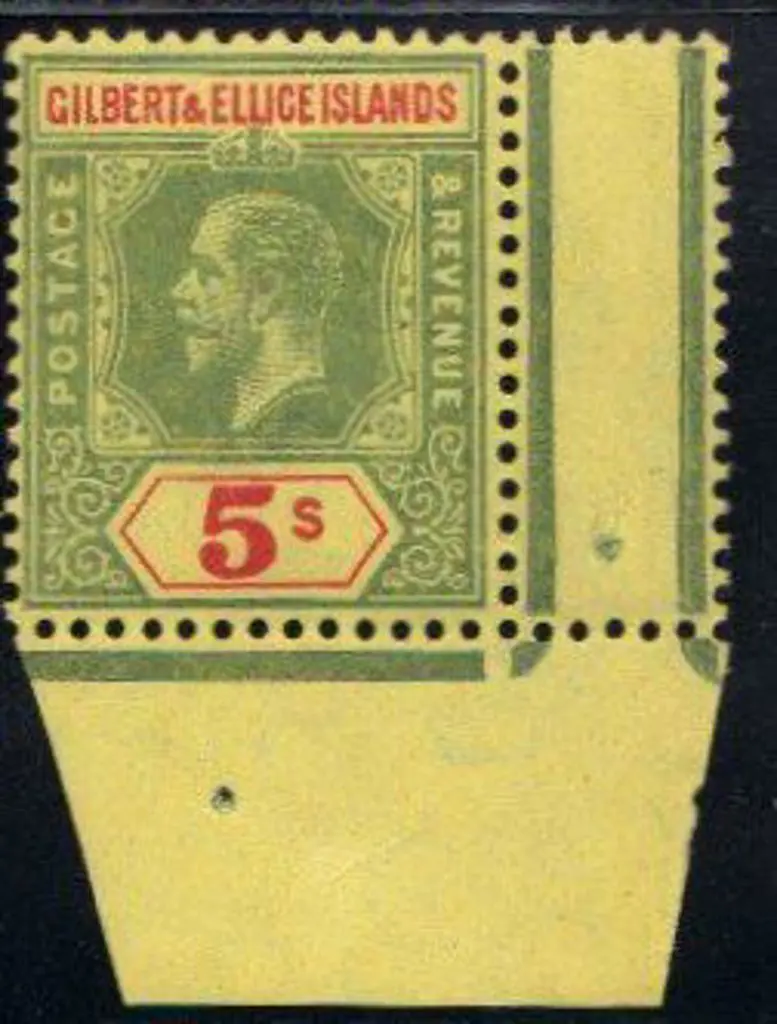 Gilbert & Ellice Islands 1912/24 KGV Defins ½d to ... Image 1++