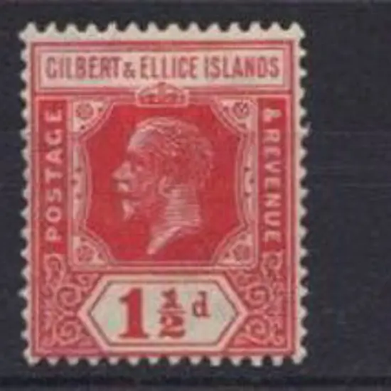 Gilbert & Ellice Islands 1922/27 KGV Defins Die II ...