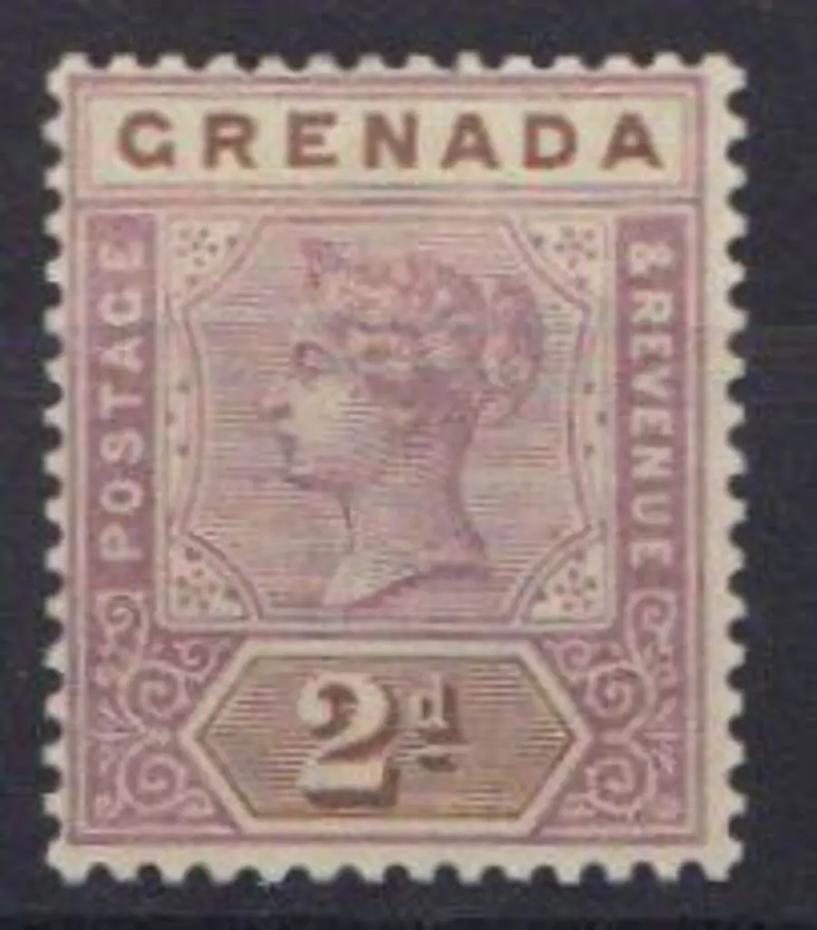 Grenada 1899 2d mauve & brown QV. MLH SG 50 Cat. ... Image 1++