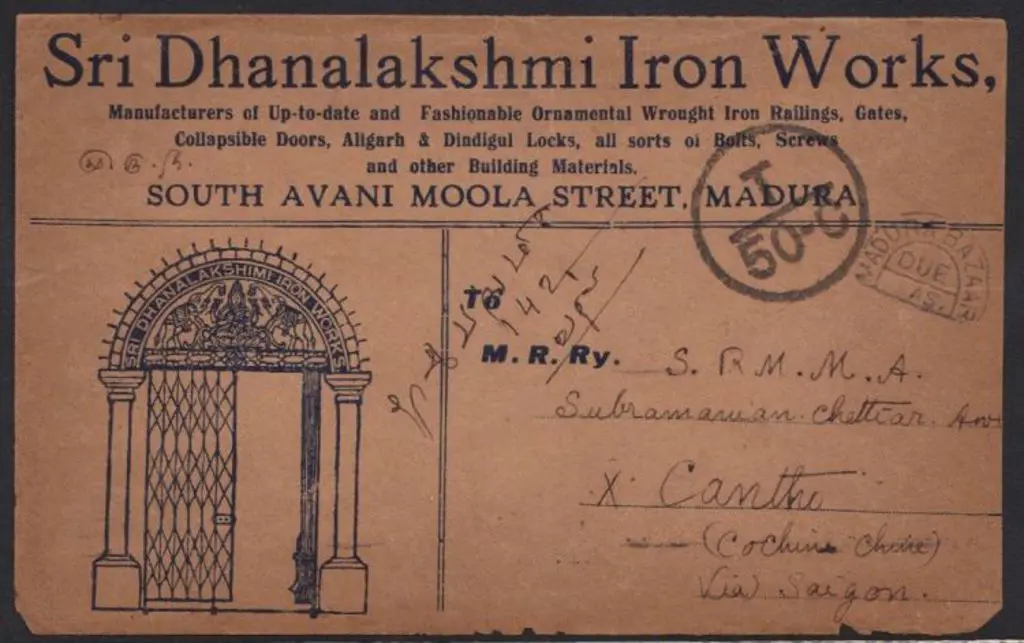 India 1937 advertising letter for an Indian ... Image 1++