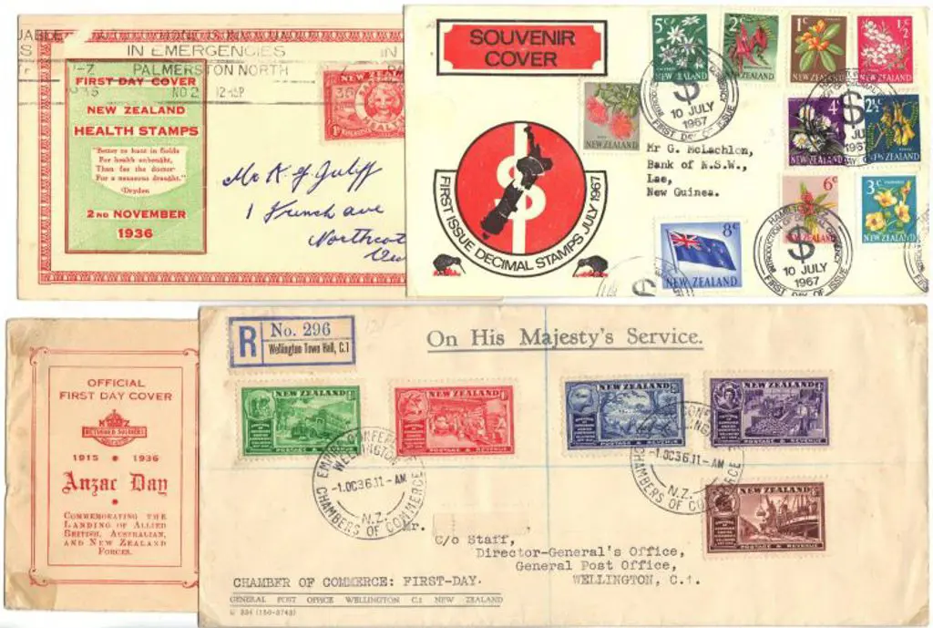 New Zealand 1936 Health, ANZAC & Chamber of ... Image 1++