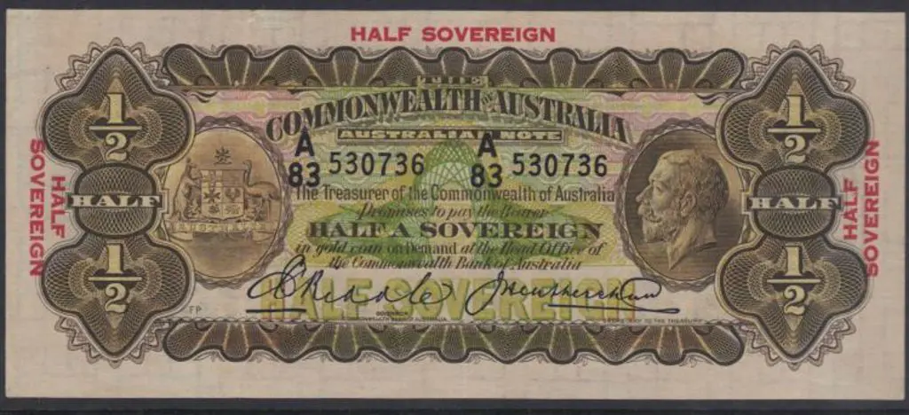 1928 Half Sovereign Riddle/Heathershaw. Small ... Image 1++