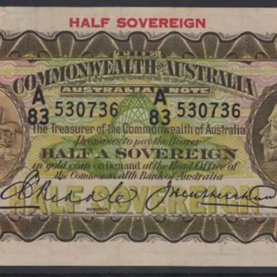1928 Half Sovereign Riddle/Heathershaw. Small ...