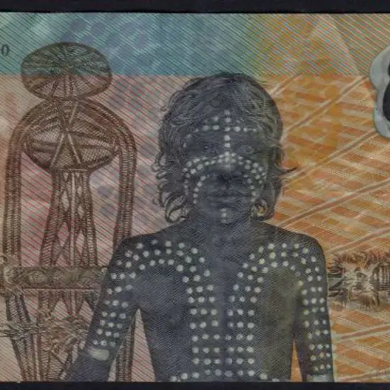 1988 $10 Bicentennial/Aboriginal Polymer with ...