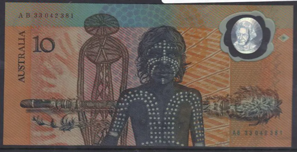 1988 $10 Bicentennial/Aboriginal Polymer with ... Image 1++