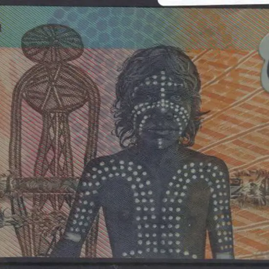 1988 $10 Bicentennial/Aboriginal Polymer with ...