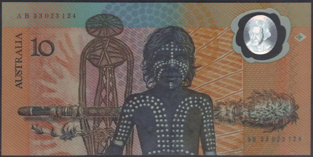 1988 $10 Bicentennial/Aboriginal Polymer with ... Image 1++