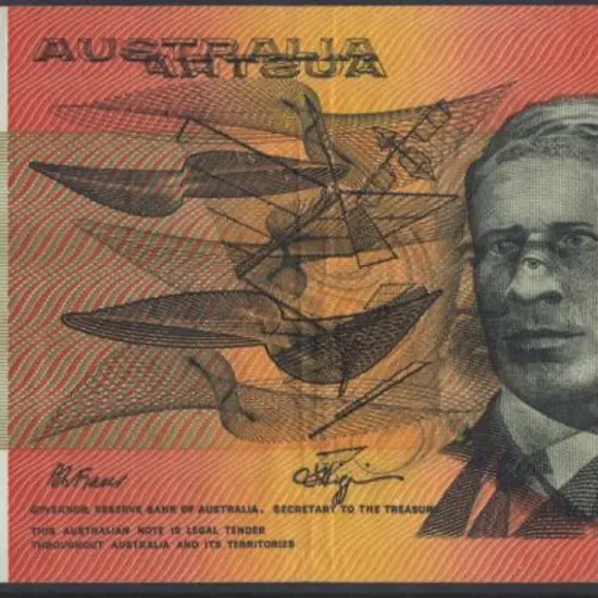 1990 $20 Fraser/Higgins with double print giving ...